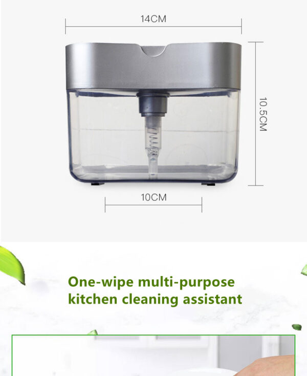 Liquid Soap Dispenser & Sponge Holder - Image 3