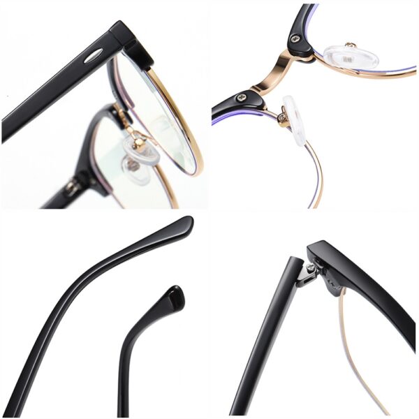 Classic Semi-Rimless Blue Light Blocking & Gaming Glasses - Image 2