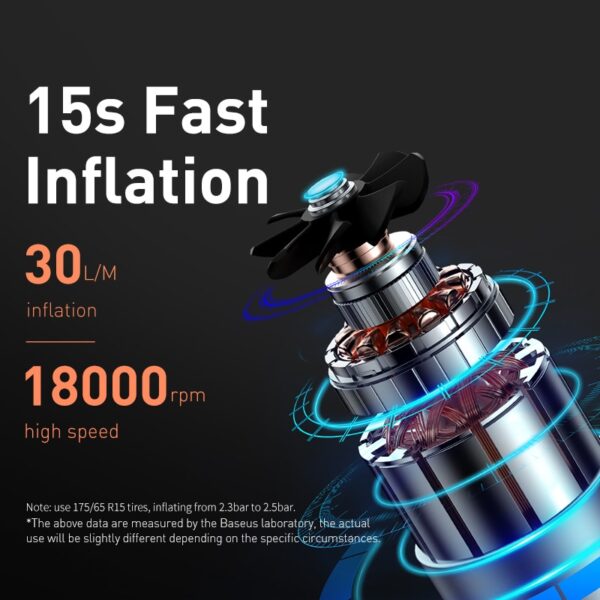 Versatile & Portable Air Pump for Cars & More - Image 3